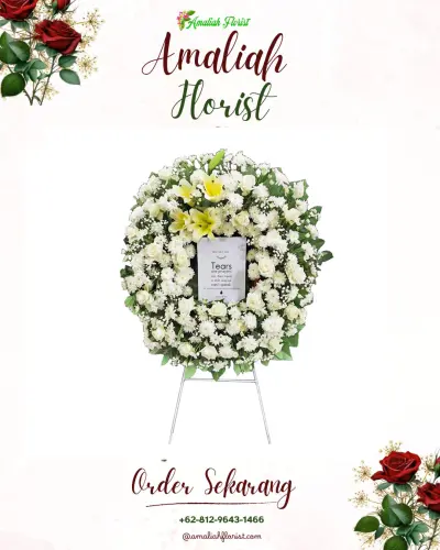 Krans Bunga Duka Cita di Jatikarya